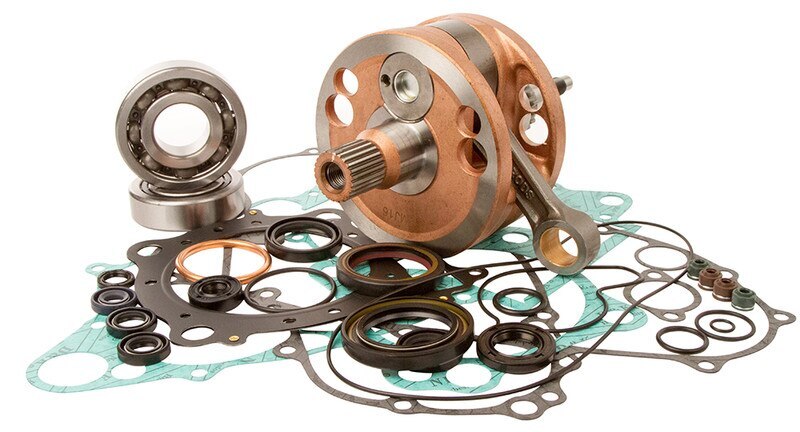 Honda CRF 450 R Bottom End Kit - Hot Rods - Includes Crankshaft, Main Bearing and Seal Kit, Complete Gasket Kit - `07-`08